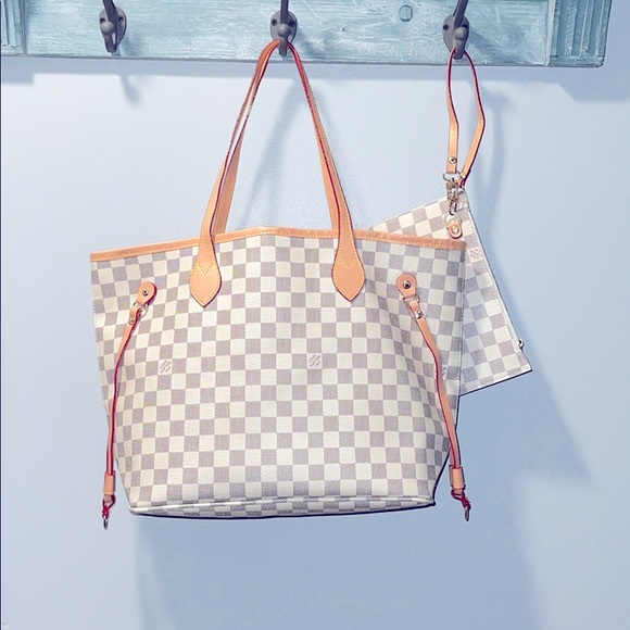 Handbags - Women’s Checkered Never Full Tote